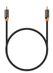 FosPower Digital Audio Coaxial Cable [24K Gold 6 Feet, 1.8 Meters / 6 Feet