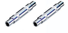 (2 PACK) REAN NYS236 1/4″ Female Mono to 1/4″ Female Mono Coupler / Adapter