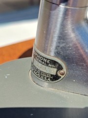 Rare Early Shure 508C Stratoliner Dynamic Microphone Original Stand – Serial 111