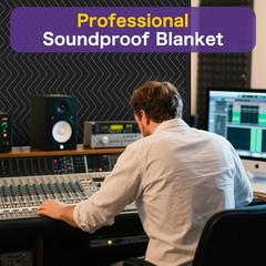 2 PCS Extra Large Sound Dampening Blanket,96″x 80″ Sound Absorbing Studio Bla…