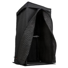 Portable Vocal Booth, Home Recording Studio, Echo-Free Sound XL, ZIGZAG-BLK