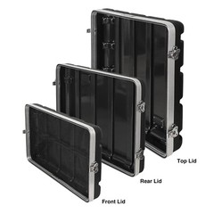 Sound Town 6U ABS Rack Case Slant Mixer Top, 21″ Depth, 10U Top STMR-A10X6U