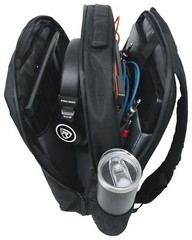 Rockville DJBP24 Rugged DJ Compact Backpack with 11 Compartments/Fits 17″ Laptop