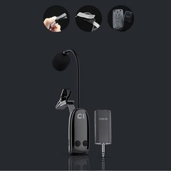 Wireless Saxophone Microphone UHF for Musical Instruments Speaker Voice Ampli…