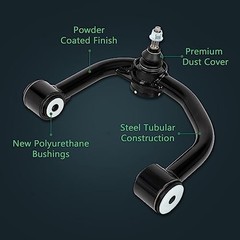 (Pair) 2-4″ Front Upper Control Arms Adjustable Suspension Kit Compatible