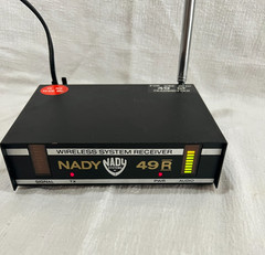 wireless system receiver NADY 49R D.C. 12-15V A.C. 117V w/Antenna