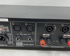 MUSYSIC SYS-2000 Power Amplifier ATR XLR Speakon Rackmount Amp *READ*