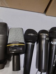 Lot of 10 Used Microphones – Various Brands and Models, Working