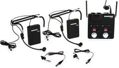 Samson Concert 288m Presentation Dual-Channel Wireless System w/LM7 Laveliers