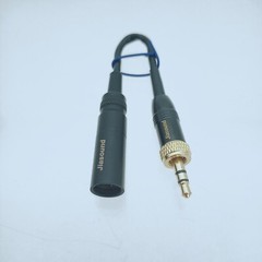 Adapter Cable SHURE Headset or Lapel Mic To SENNHEISER TA4M TO 3.5mm Locking