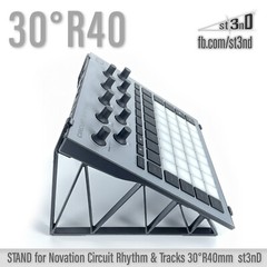 STAND for Novation Circuit Rhythm & Tracks – 30° – Raised (by 40mm)