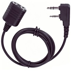 Microphone Headset Extension Cable Adapter 2 Meter for Kenwood Baofeng
