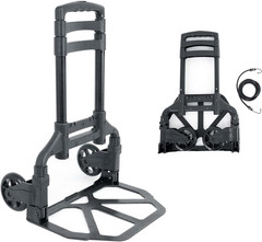 Gigmate DJ Trolley Hand Truck – Adjustable, Folds Flat, Rubber Wheels
