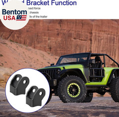 Shock Bracket Weld on Shock Mount – Heavy Duty Brackets for Off-Road Trailers Re
