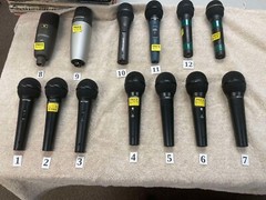 Used Microphones – EV-Behringer-Audio Technica-Presonus-Sampson