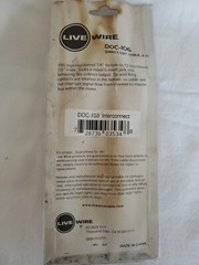 Live Wire DOC-106 1/4″ TRS to 1/4″ TSF Insert Direct-Out Adaptor Cable 6 Inch