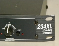 DBX Professional 2-Channel 2/3/4 Way Crossover ~ UnTested ~ Good Condition