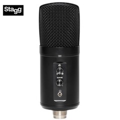 Stagg SUSM60D Cardioid USB High Quality Condenser Microphone with Shock Mount