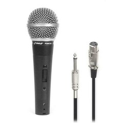 Pyle 9 Professional Wired XLR Unidirectional Handheld Mic – Black PDMIC59
