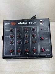 Sunn Alpha Four Vintage 4-Channel 100W PA Mixer Amp Reverb USA 70s