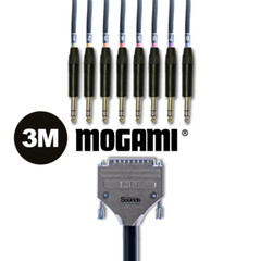 3m D-SUB Analog Tascam Standard DB25 Multicore Mogami | 8 Way NP3X Neutrik BK