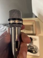 Vintage HI-MIKE UDM-103 Cardio’s Dynamic Microphone Uni-direction Tested works