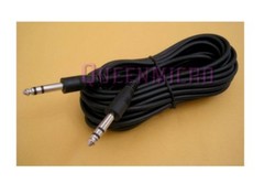 6Ft 1/4″ 6.3mm Stereo TRS Male Guitar Amplifier Speaker PA Instrument Cable 6’Ft