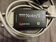 Music Quest Note/1+ Parallel Port MIDI Interface – Vintage PC MIDI – Complete