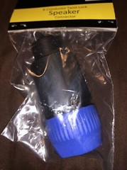2 Twist-Lock Speaker Connectors 8 Pole by SuperFlex Gold JBL Commonly Use Them