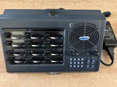 Clear-Com Eclispe V12LDDX4Y Desktop Rotary Display Panel V12L4D Used w/PSU