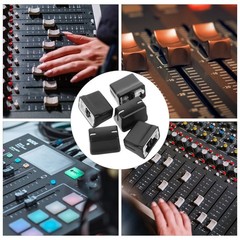 5Pcs Practical Mixer Slider Fader Knobs Replacement Caps Durable Plastic