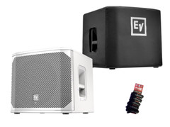 Electro-Voice EV ELX200-12SP White 12″ powered subwoofer + Padded Cover