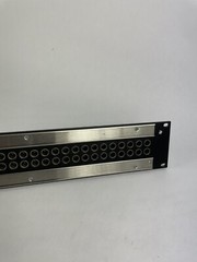 Bittree Audio Patchbay B52T 2WTHD 2×26 2RU Panel Black Normalling Terminating