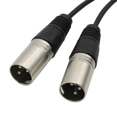 4x 3Pin XLR Female Jack To Dual 2 Male Plug Y Splitter Cable Adapter Microphone