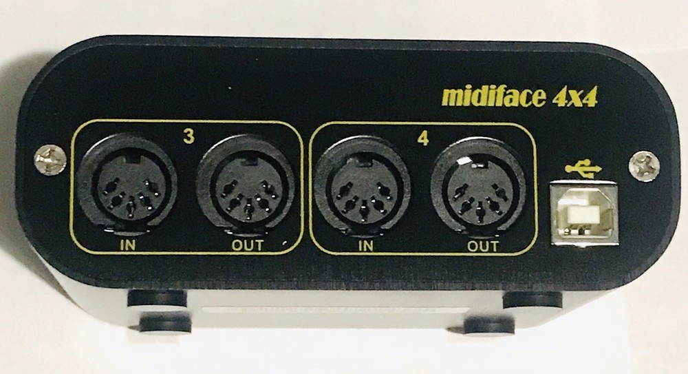 Miditech Midi face 4×4 USB Midi Interface New Open Box