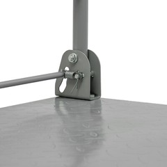2000lbs Steel Platform Truck 48x24x36″ Hand Push Flat Cart 2 Casters w/ Brake US