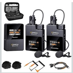 New COMICA BoomX-D2 Wireless Lavalier Microphone, See Description Below