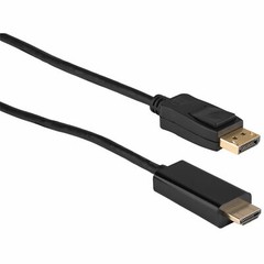 3 ft. DisplayPort Male to HDMI Male Cable 30 AWG