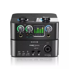 ICON 2NanoS USB Audio Interface 2-In 2-Out Live Sound Card 1.3″ Color Dislay