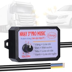 Car Horn Controller, 12-24V Adjustable Volume Levels Customizable 12 Sounds