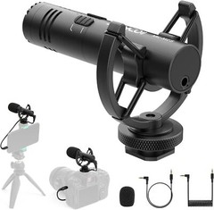 SYNCO M2S Mini Shotgun Microphone Video With Stand For Smartphone DSLR Camera