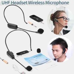 UHF Wireless Microphone Mic Fast Matching System with Receiver