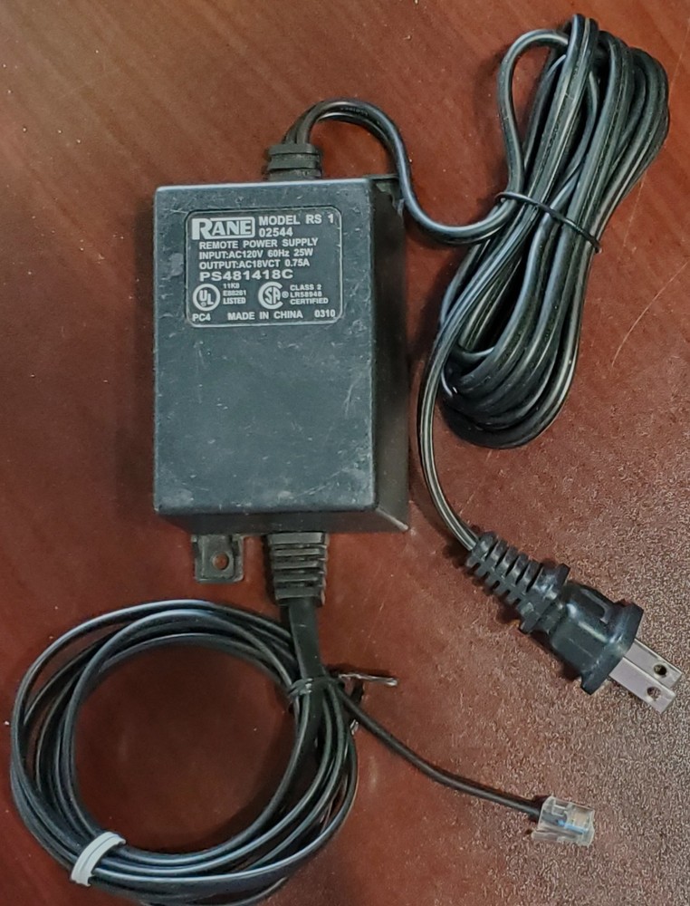 Genuine Rane RS-1 Power Supply AC Adapter RS1
