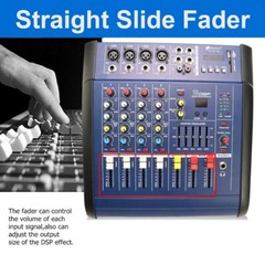 Professional Powered Mixer 12 Channel Power Mixing Amplifier Amp 16DSP USB 2000W