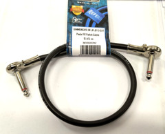 Reference Cable Patch Effects Pedalboard 0.45 mt 90 degree Pedal Fx Italy 45 cm