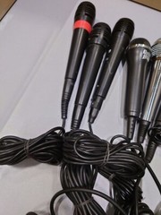Lot of 10 Used Dynamic Wired Microphones – Various Brands & Models
