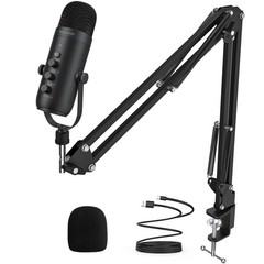 Haomuren Professional USB Streaming Podcast PC Microphone Studio Cardioid Conden