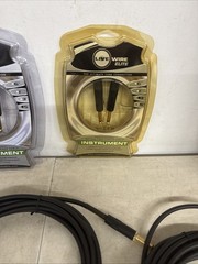 Livewire Wire Elite Mogami Gold. Instrument Cable Lot Some New