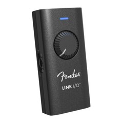 Fender Link I O Black Audio Interface with Input Meter and Mix Control