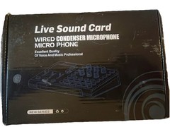 live sound card Condenser